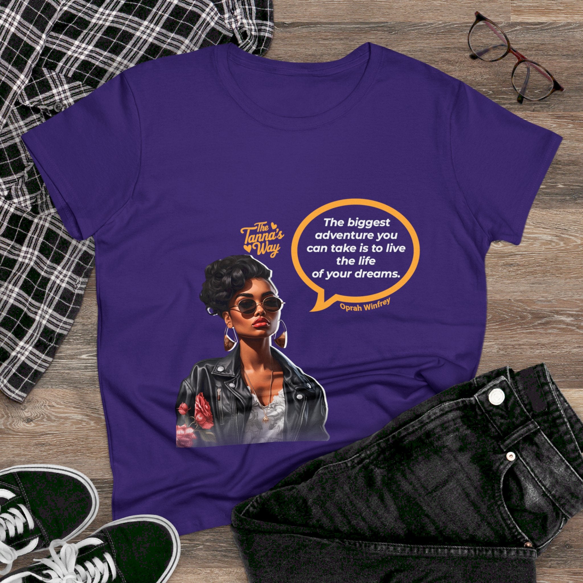 Oprah Winfrey | Women's Midweight Cotton Tee